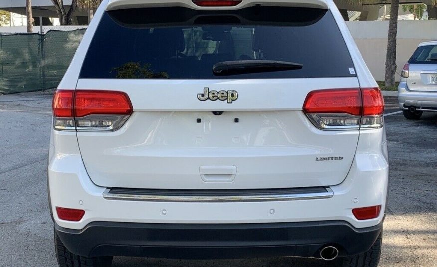 2016 Jeep Grand Cherokee Limited 26481 Miles Bright White Clearcoat 4D Sport Uti