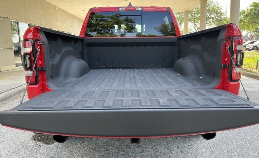 2021 Ram 1500 Rebel 9771 Miles Flame Red Clearcoat 4D Crew Cab HEMI 5.7L V8 Mult