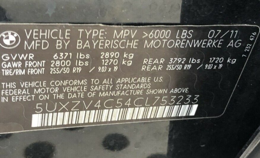 2012 BMW X5 xDrive35i