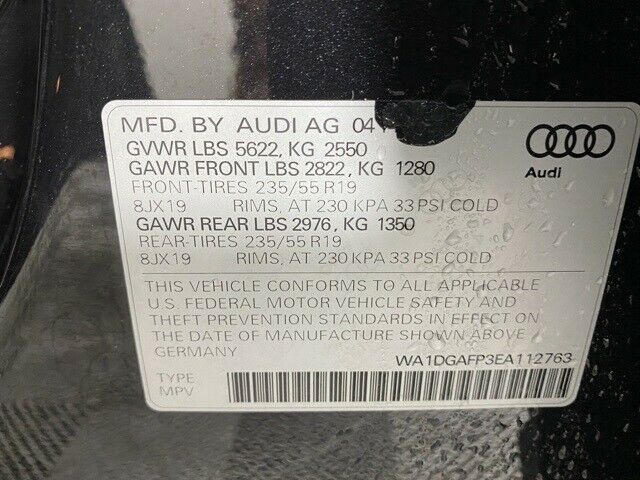2014 Audi Q5 109356 Miles Brilliant