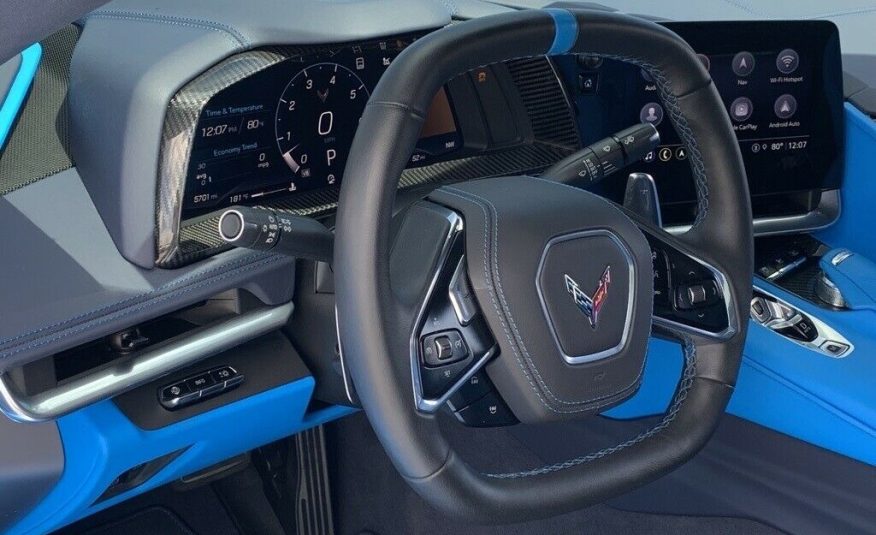 2021 Chevrolet Corvette Stingray 5635 Miles Rapid Blue 2D Convertible 6.2L V8 8-