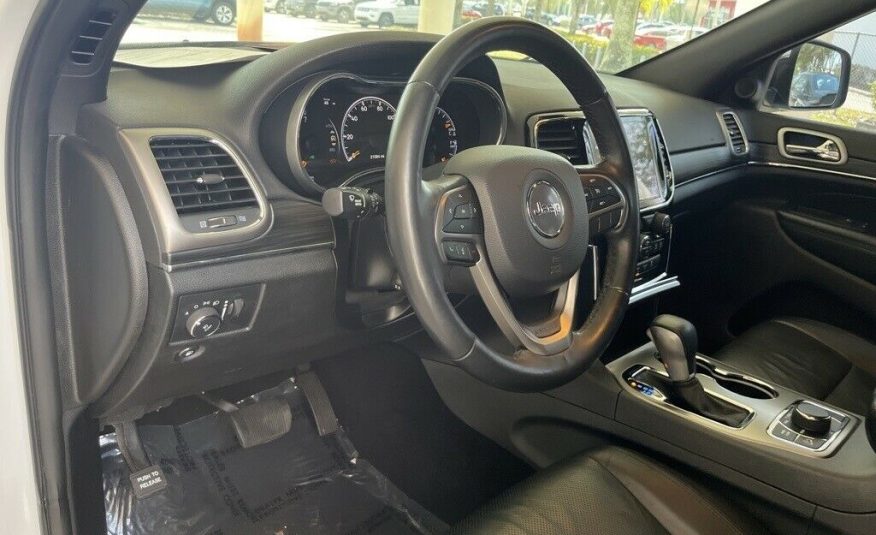2019 Jeep Grand Cherokee Limited 21583 Miles Bright White Clearcoat 4D Sport Uti