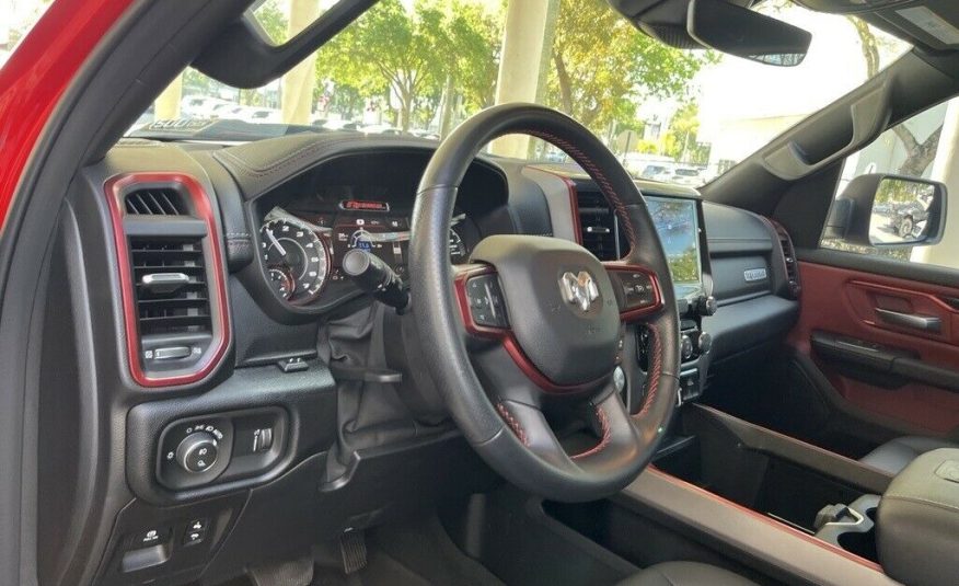 2021 Ram 1500 Rebel 9771 Miles Flame Red Clearcoat 4D Crew Cab HEMI 5.7L V8 Mult