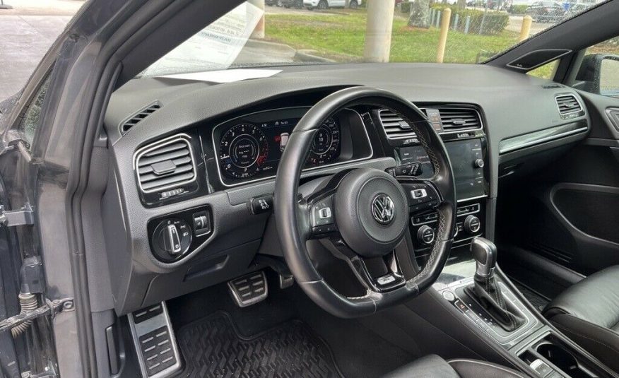 2018 Volkswagen Golf R DCC & Navigation 4Motion 27874 Miles Indium Gray Metallic