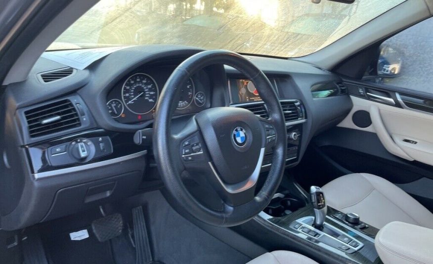 2017 BMW X3 sDrive28i 73912 Miles Space Gray Metallic 4D Sport Utility 2.0L I4 T