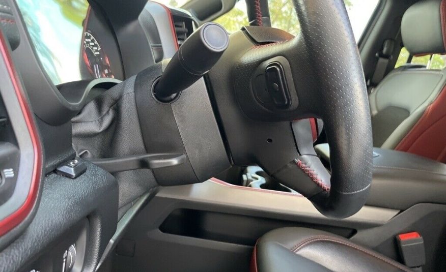 2021 Ram 1500 Rebel 9771 Miles Flame Red Clearcoat 4D Crew Cab HEMI 5.7L V8 Mult