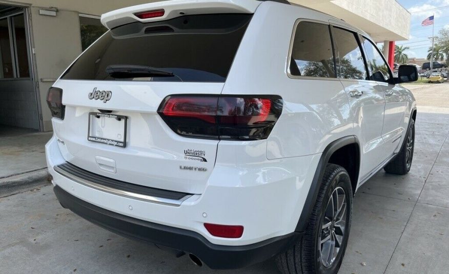 2019 Jeep Grand Cherokee Limited 21583 Miles Bright White Clearcoat 4D Sport Uti