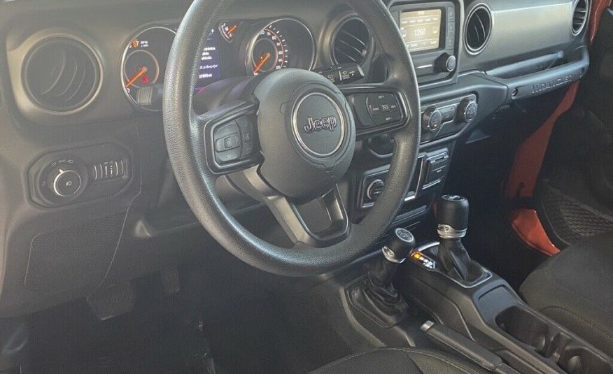 2019 Jeep Wrangler Unlimited Sport 21594 Miles Punkn Metallic Clearcoat 4D Sport