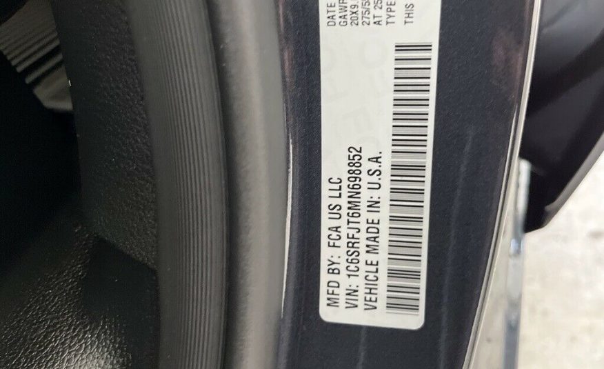2021 Ram 1500 Laramie 5728 Miles Maximum Steel Metallic Clearcoat 4D Crew Cab HE