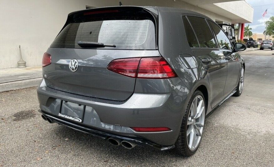 2018 Volkswagen Golf R DCC & Navigation 4Motion 27874 Miles Indium Gray Metallic