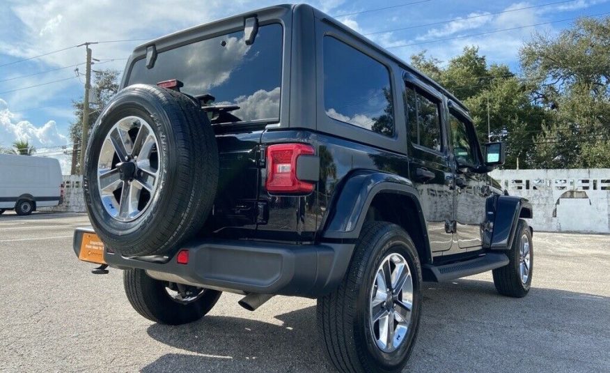 2018 Jeep Wrangler Unlimited Sahara 11445 Miles Black Clearcoat 4D Sport Utility