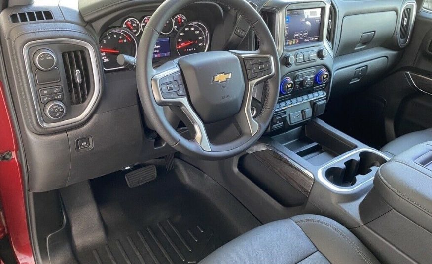 2022 Chevrolet Silverado 1500 LTD LTZ 939 Miles Cherry Red Tintcoat 4D Crew Cab