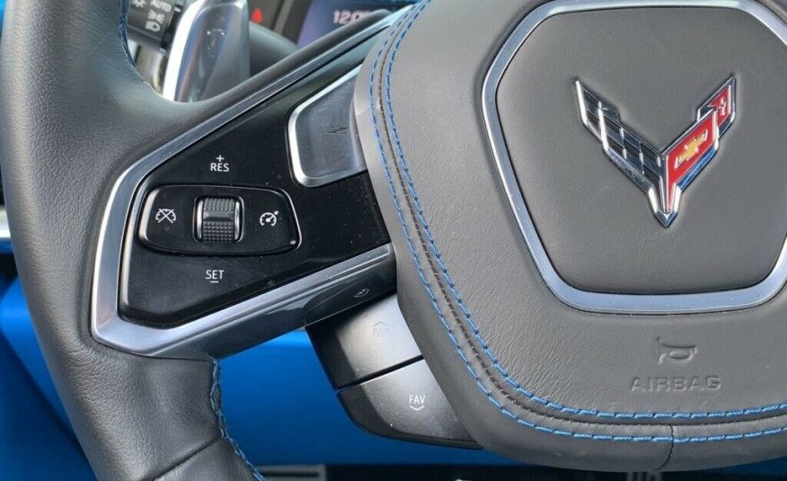 2021 Chevrolet Corvette Stingray 5635 Miles Rapid Blue 2D Convertible 6.2L V8 8-