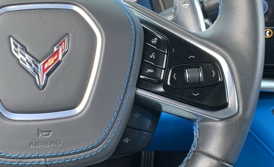 2021 Chevrolet Corvette Stingray 5635 Miles Rapid Blue 2D Convertible 6.2L V8 8-