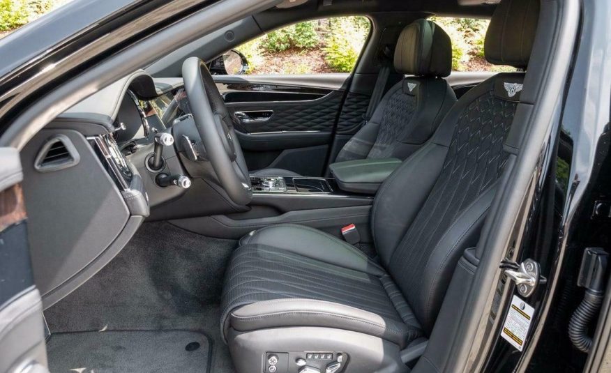 2020 Bentley Flying Spur W12  Item specifics Condition:	Used	Year:	2020 VIN (Vehicle Identification Number):	SCBBB6ZG4LC081919	Mileage:	1582 Vehicle Title:	Clean	Make:	Bentley Sub Model:	W12	Trim:	W12 Drive Type:	AWD	Engine:	Twin Turbo Premium Unleaded W-12 6.0 L/363 Fuel Type:	Gasoline	Style ID:	0 Body Type:	4dr Car	Options:	— Power Options:	Electric Power-Assist Speed-Sensing Steering	Exterior Color:	BELUGA Interior Color:	—	Transmission:	Automatic Warranty:	Unspecified	For Sale By:	Dealer Model:	Flying Spur    Vehicle Equipment Exterior Features Auto On/Off Projector Beam Led Low/High Beam Daytime Running Auto-Leveling Auto High-Beam Headlamps Body-Colored Door Handles Body-Colored Front Bumper w/Chrome Rub Strip/Fascia Accent and Black Bumper Insert Body-Colored Power Heated Auto Dimming Side Mirrors w/Power Folding and Turn Signal Indicator Body-Colored Rear Bumper w/Chrome Bumper Insert Chrome Bodyside Insert Chrome Grille Chrome Side Windows Trim Clearcoat Paint Door Auto-Latch Fixed Rear Window w/Defroster Galvanized Steel/Aluminum/Composite Panels Laminated Glass LED Brakelights Light Tinted Glass Power Open And Close Trunk Rear Cargo Access Rear Fog Lamps Spare Tire Mobility Kit Speed Sensitive Rain Detecting Variable Intermittent Wipers Wheels w/Locks Interior Features 2 12V DC Power Outlets 2 Seatback Storage Pockets Air Filtration Cargo Features -inc: Spare Tire Mobility Kit Cargo Space Lights Carpet Floor Trim and Carpet Trunk Lid/Rear Cargo Door Trim Compass Day-Night Auto-Dimming Rearview Mirror Delayed Accessory Power Digital/Analog Appearance Driver And Passenger Visor Vanity Mirrors w/Driver And Passenger Illumination and Rear Visor Mirror Driver Foot Rest Driver Seat Engine Immobilizer Fade-To-Off Interior Lighting Front And Rear Map Lights Front Cupholder Full Alcantara Simulated Suede Headliner Full Carpet Floor Covering Full Floor Console w/Covered Storage, Mini Overhead Console and 2 12V DC Power Outlets HVAC -inc: Underseat Ducts, Headliner/Pillar Ducts and Console Ducts Illuminated Locking Glove Box Interior Concealed Storage, Driver / Passenger And Rear Door Bins Leather Door Trim Insert Leather/Chrome Gear Shifter Material Outside Temp Gauge Perimeter Alarm Power Anti-Whiplash Adjustable Front Head Restraints and Power Anti-Whiplash Adjustable Rear Head Restraints Power Tilt/Telescoping Steering Column Rear Cupholder Redundant Digital Speedometer Remote Releases -Inc: Proximity Cargo Access and Power Fuel Smart Device Integration Systems Monitor Trunk/Hatch Auto-Latch Voice Activated Cell Phone Mechanical Features 23.8 Gal. Fuel Tank 3.31 Axle Ratio 4-Corner Auto-Leveling Suspension 4-Wheel Disc Brakes w/4-Wheel ABS, Front And Rear Vented Discs, Brake Assist, Hill Hold Control and Electric Parking Brake Automatic Full-Time All-Wheel Automatic w/Driver Control Height Adjustable Automatic w/Driver Control Ride Control Touring Adaptive Suspension Battery w/Run Down Protection Bentley Dynamic Ride Front And Rear Active Anti-Roll Bars Dual Stainless Steel Exhaust w/Polished Tailpipe Finisher Electric Power-Assist Speed-Sensing Steering Engine: 6.0L Twin Turbo-Charged W12 Safety Features Airbag Occupancy Sensor Back-Up Camera Curtain 1st And 2nd Row Airbags Dual Stage Driver And Passenger Front Airbags Front And Rear Parking Sensors Front Camera Left Side Camera Outboard Front Lap And Shoulder Safety Belts -inc: Rear Center 3 Point, Height Adjusters and Pretensioners Right Side Camera Side Impact Beams Tire Specific Low Tire Pressure Warning Entertainment Features 2 LCD Monitors In The Front and 1 LCD Row Monitor In The Rear 650w Regular Amplifier Audio Theft Deterrent Bluetooth Wireless Phone Connectivity Concealed Diversity Antenna Streaming Audio