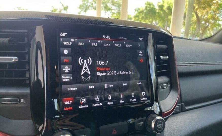 2021 Ram 1500 Rebel 9771 Miles Flame Red Clearcoat 4D Crew Cab HEMI 5.7L V8 Mult