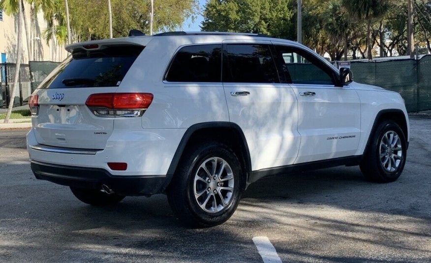 2016 Jeep Grand Cherokee Limited 26481 Miles Bright White Clearcoat 4D Sport Uti