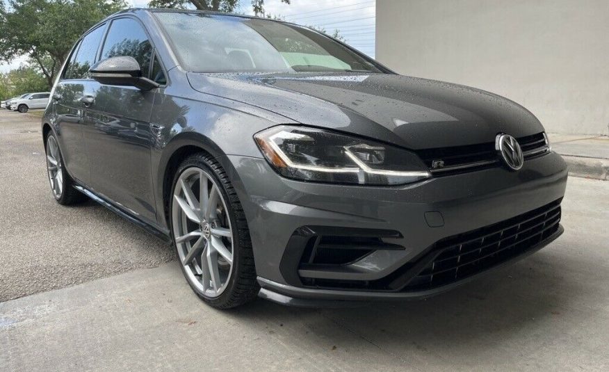 2018 Volkswagen Golf R DCC & Navigation 4Motion 27874 Miles Indium Gray Metallic