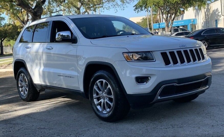 2016 Jeep Grand Cherokee Limited 26481 Miles Bright White Clearcoat 4D Sport Uti