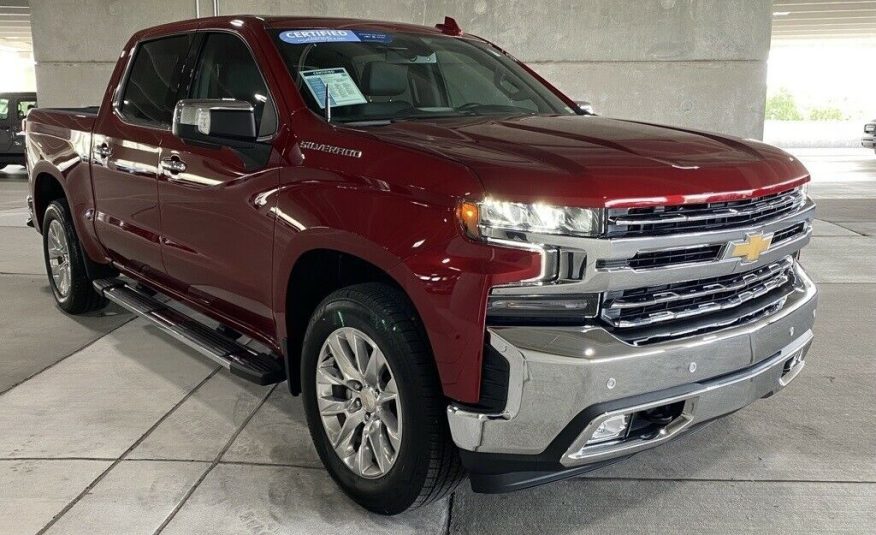 2022 Chevrolet Silverado 1500 LTD LTZ 939 Miles Cherry Red Tintcoat 4D Crew Cab