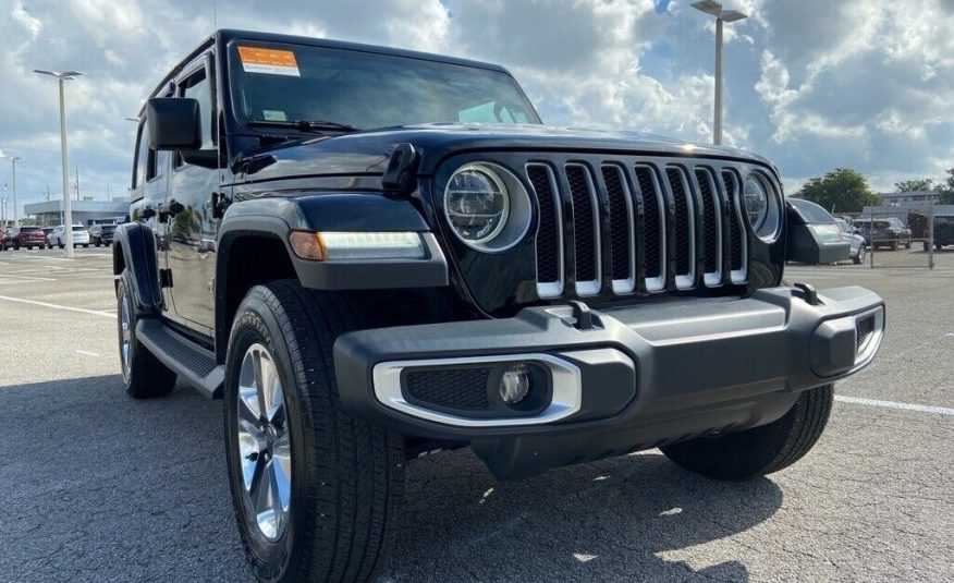 2018 Jeep Wrangler Unlimited Sahara 11445 Miles Black Clearcoat 4D Sport Utility