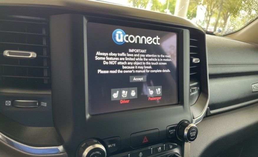 2021 Ram 1500 Laramie 5728 Miles Maximum Steel Metallic Clearcoat 4D Crew Cab HE