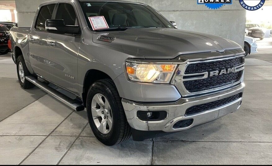 2021 Ram 1500 Big HornLone Star 9496 Miles Billet Silver Metallic Clearcoat 4D