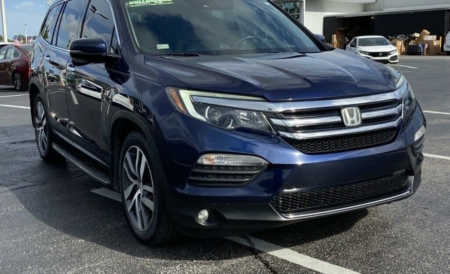 2016 Honda Pilot Touring 123554 Miles Obsidian Blue Pearl 4D Sport Utility 3.5L