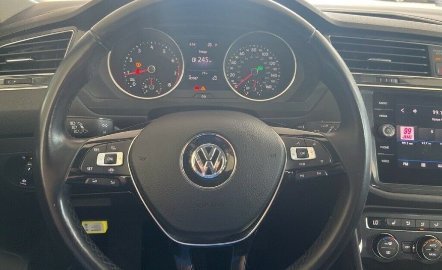 2019 Volkswagen Tiguan 2.0T SE 83586 Miles Pure White 4D Sport Utility 2.0L TSI
