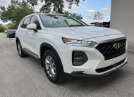 2019 Hyundai Santa Fe SEL 2.4 26708 Miles Quartz White 4D Sport Utility 2.4L I4