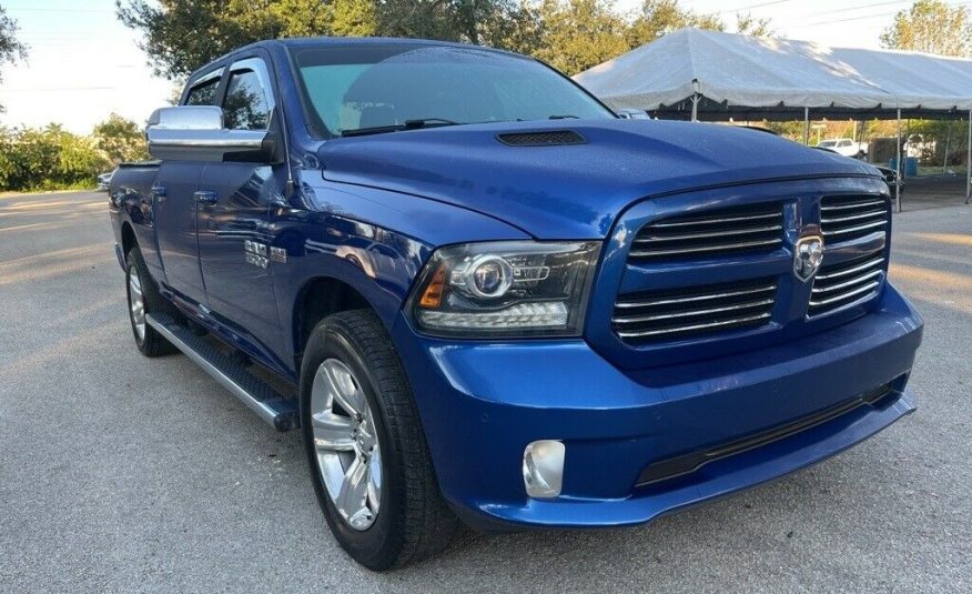 2017 Ram 1500 Sport 106619 Miles Blue Streak Pearlcoat 4D Crew Cab HEMI 5.7L V8