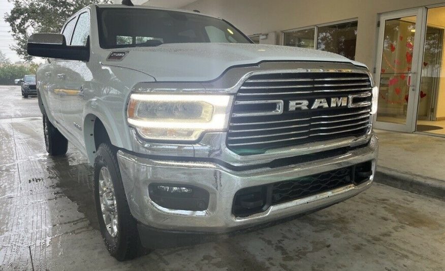 2021 Ram 2500 Laramie 6129 Miles Bright White Clearcoat 4D Crew Cab Cummins 6.7L