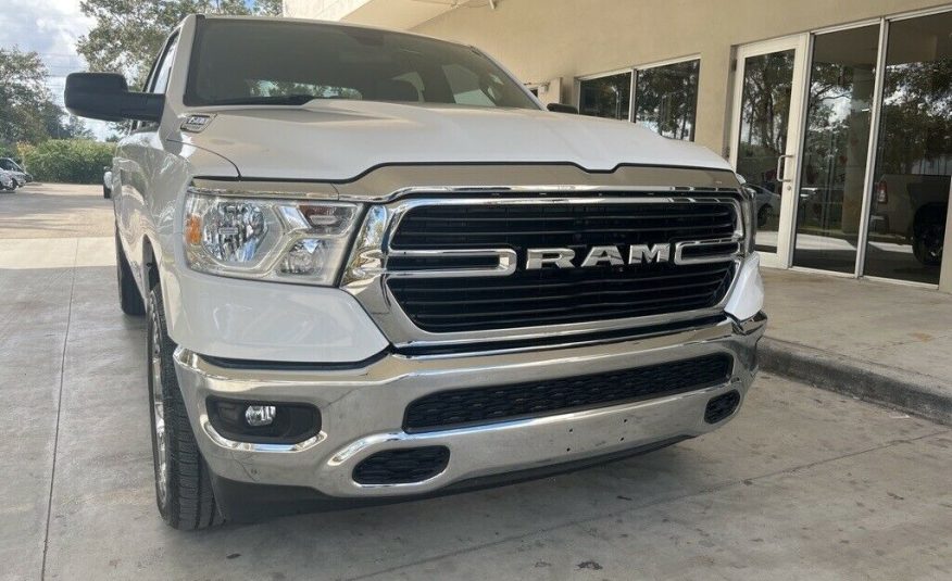 2021 Ram 1500 Big HornLone Star 855 Miles Bright White Clearcoat 4D Crew Cab HE