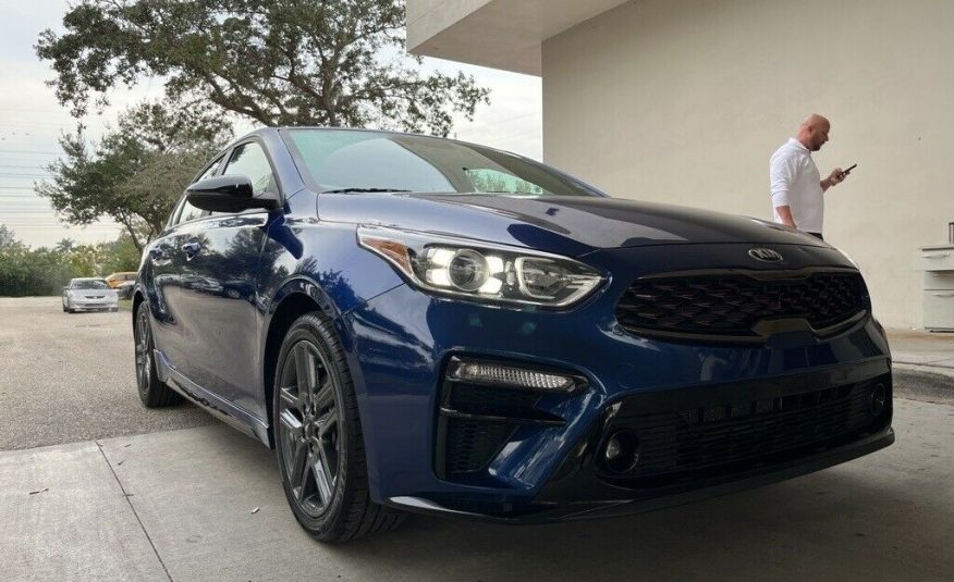 021 Kia Forte GT-Line 13700 Miles Deep Sea Blue 4D Sedan 2.0L 4-Cylinder MPI IV