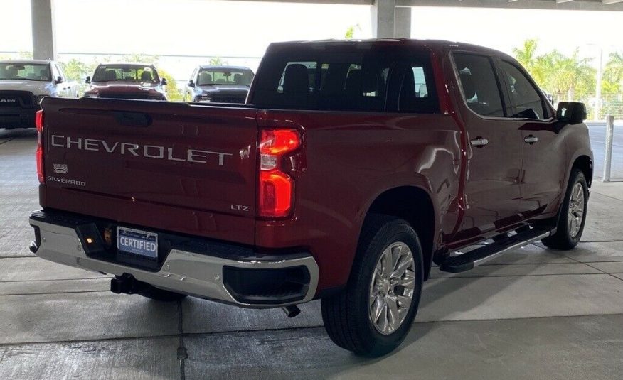 2022 Chevrolet Silverado 1500 LTD LTZ 939 Miles Cherry Red Tintcoat 4D Crew Cab
