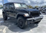 2022 Jeep Wrangler Unlimited Willys 24 Miles Black Clearcoat 4D Sport Utility 3.