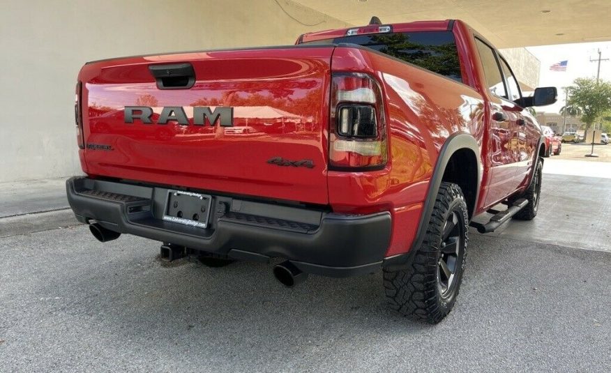 2021 Ram 1500 Rebel 9771 Miles Flame Red Clearcoat 4D Crew Cab HEMI 5.7L V8 Mult