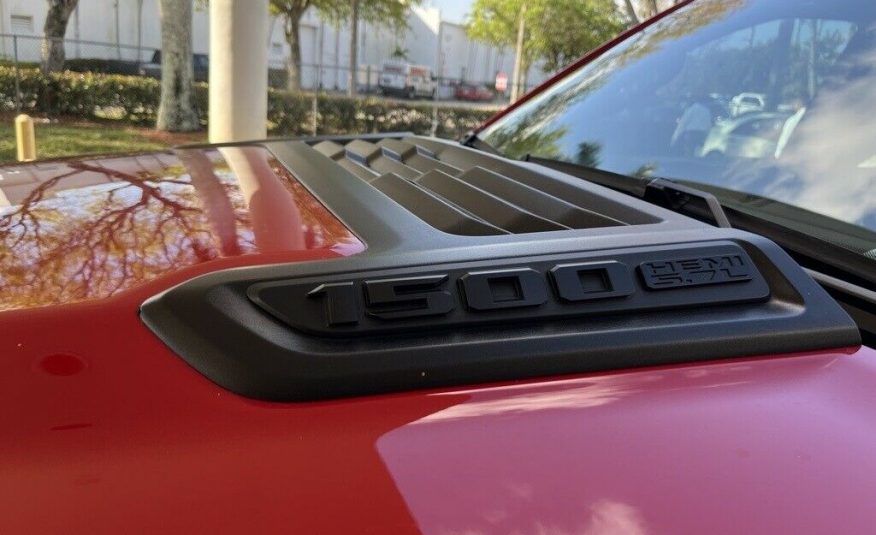 2021 Ram 1500 Rebel 9771 Miles Flame Red Clearcoat 4D Crew Cab HEMI 5.7L V8 Mult