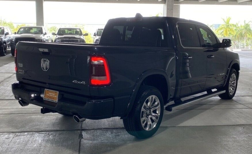 2021 Ram 1500 Laramie Longhorn 9648 Miles Maximum Steel Metallic Clearcoat 4D Cr