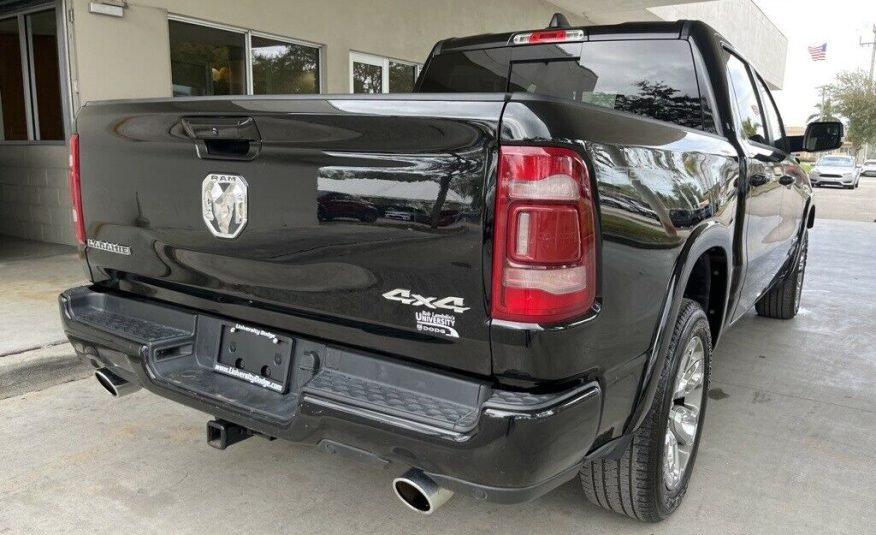 2021 Ram 1500 Laramie 16448 Miles Diamond Black Crystal Pearlcoat 4D Crew Cab HE