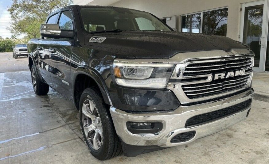 2021 Ram 1500 Laramie 5728 Miles Maximum Steel Metallic Clearcoat 4D Crew Cab HE