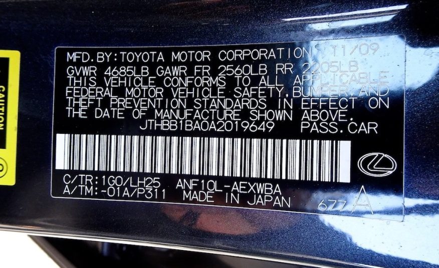 2010 Lexus HS 250h Premium
