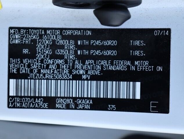 2014 Toyota 4Runner Limited