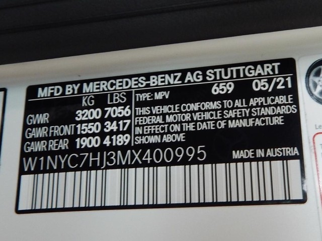 2021 Mercedes-Benz G-Class AMG G 63 4MATIC