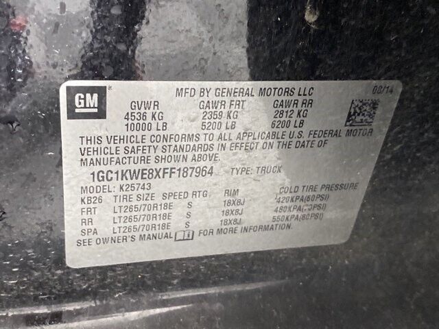 2015 Chevrolet Silverado 2500 LTZ