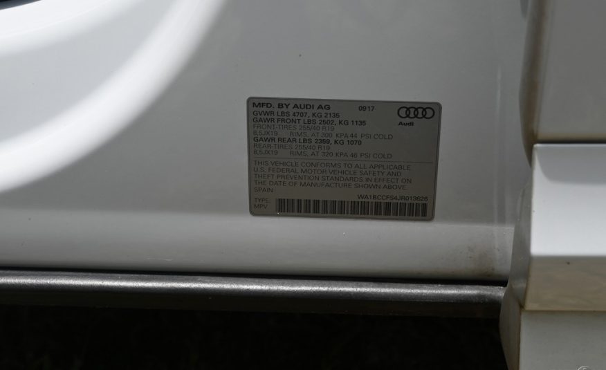 2018 Audi Q3 2.0T Sport Premium