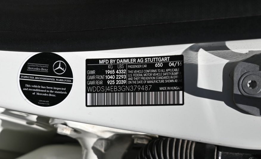 2016 Mercedes-Benz CLA-Class CLA 250