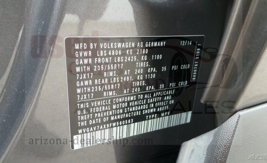 2015 Volkswagen Tiguan SE