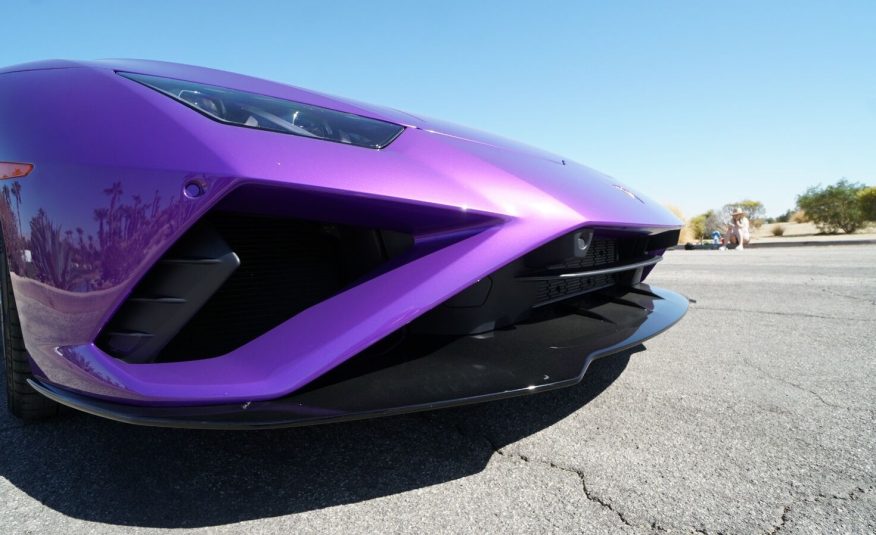2022 Purple Lamborghini Huracan LP 610-4 EVO Spyde