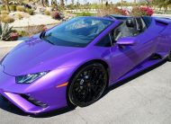 2022 Purple Lamborghini Huracan LP 610-4 EVO Spyde